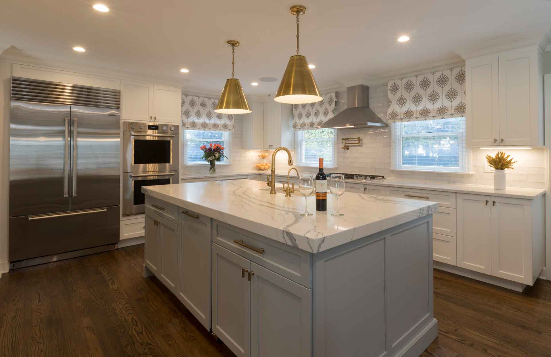 Kitchen island and appliances