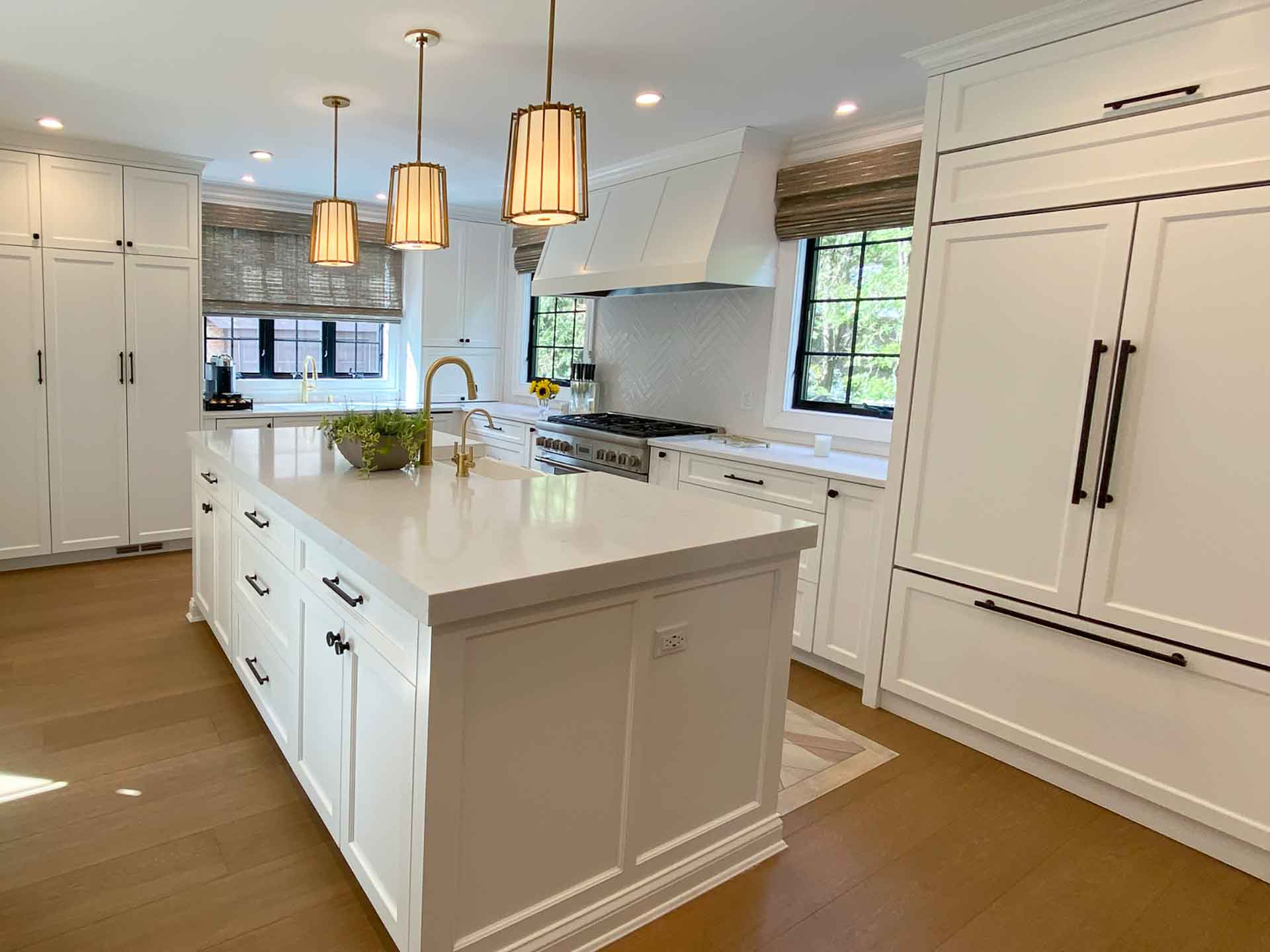 Kitchen with abundant cabinet space