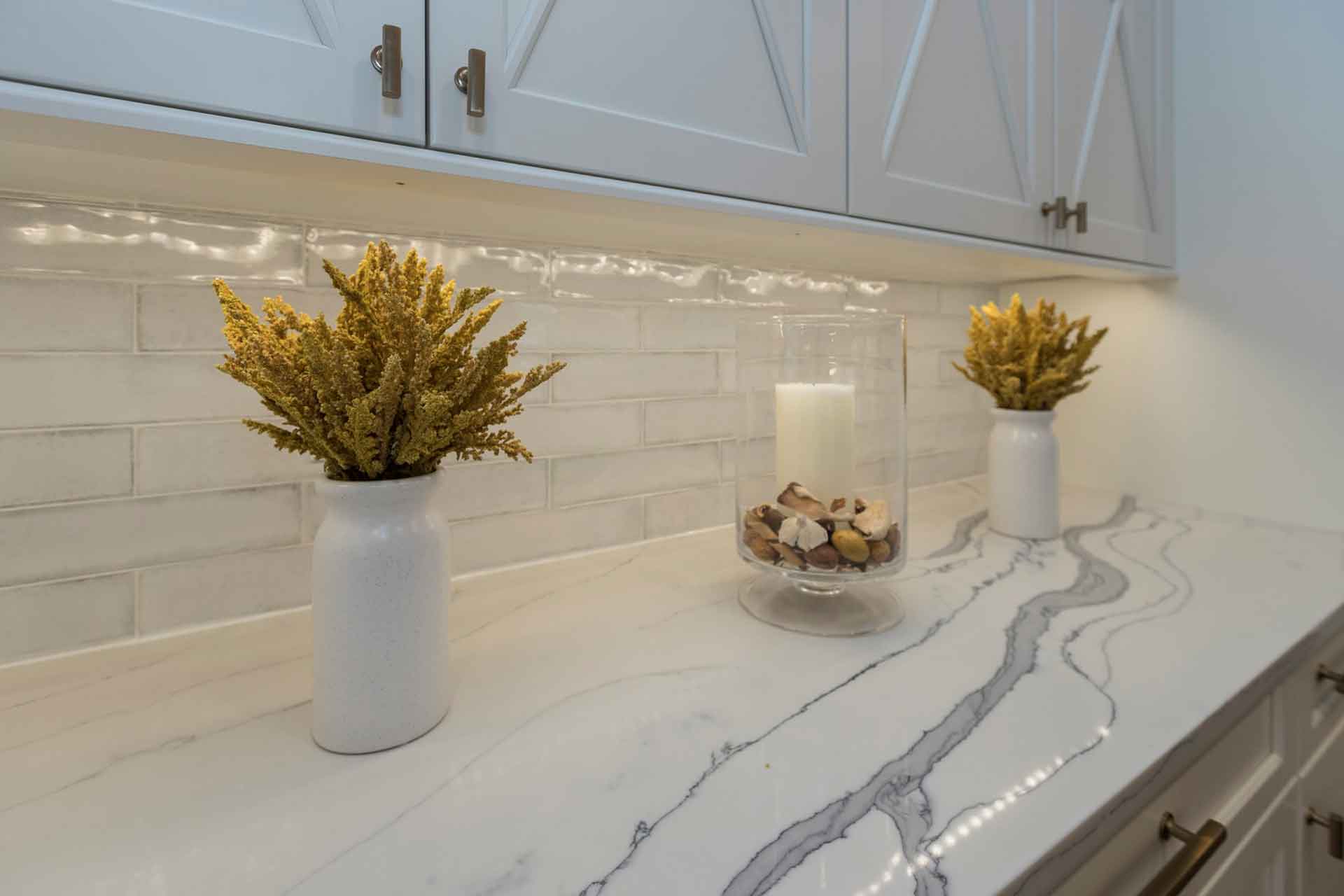 Beautiful kitchen counter