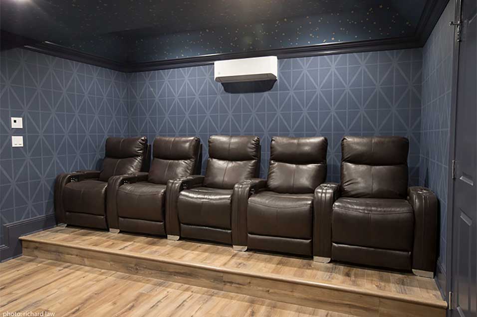 luxurious home theater